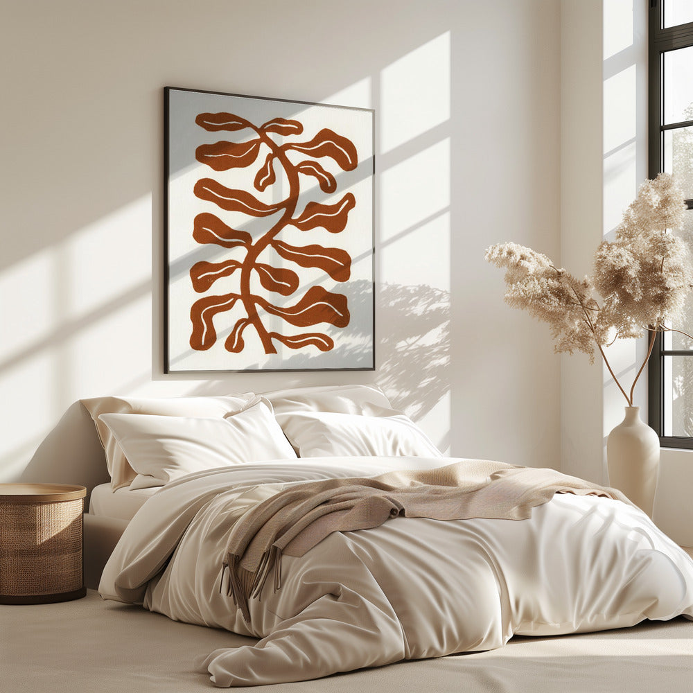 Wind Kissed Plant / Zadelbruin | Poster