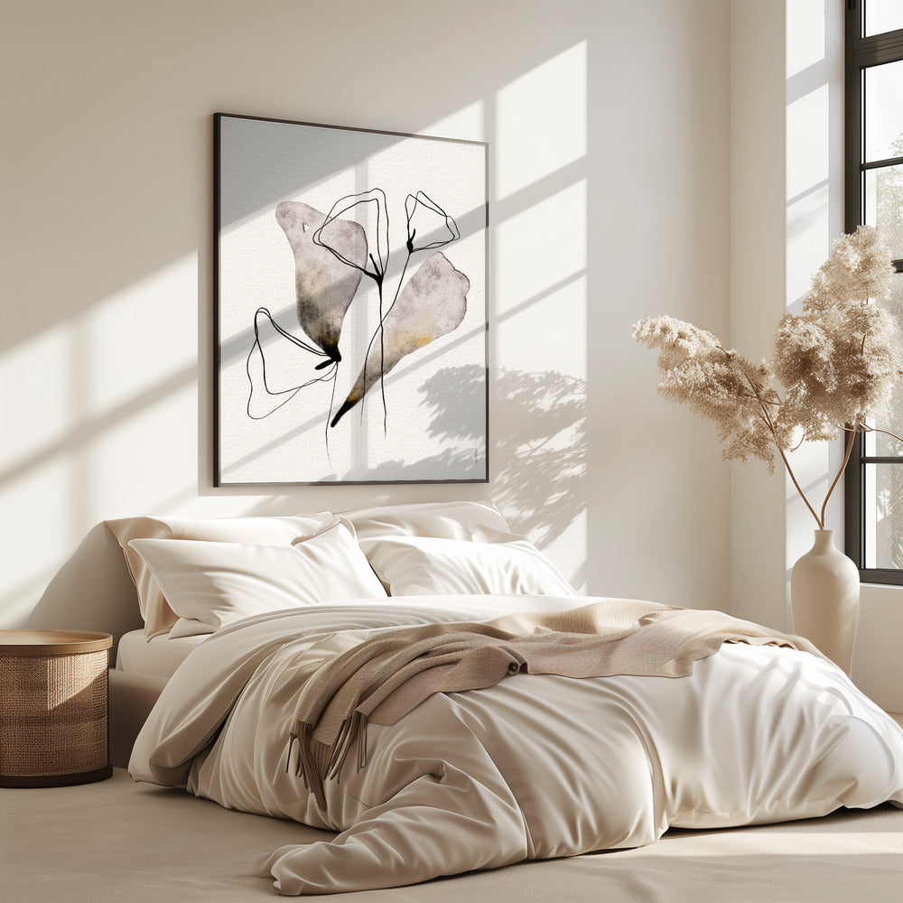 Fluisterende bloemen | Poster