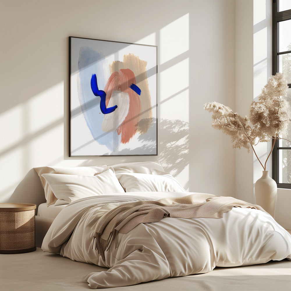 Abstract Brush Strokes 141 | Poster