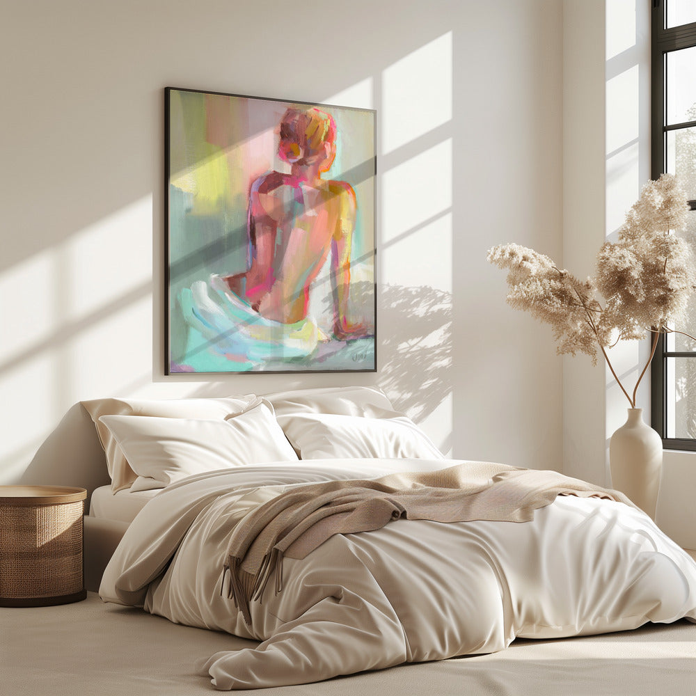 Vrouw poseren | Poster