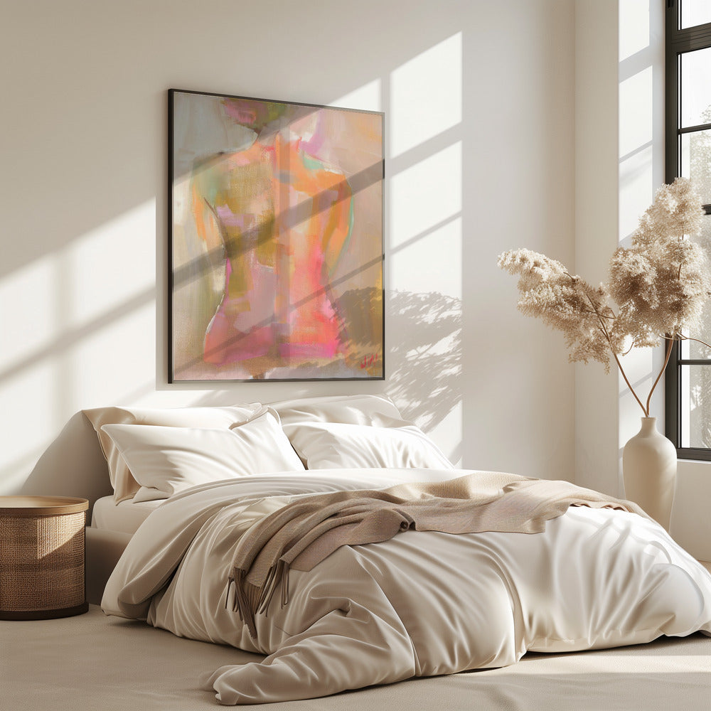 Vrouw met rug | Poster