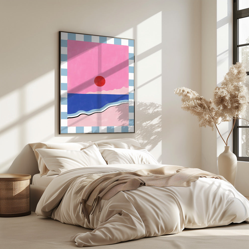 Minimalistisch strandtafereel | Poster