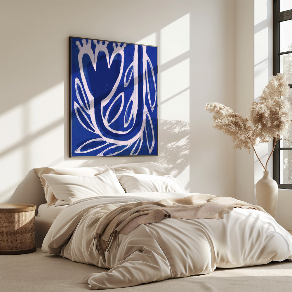 Bloemen Middernacht | Poster