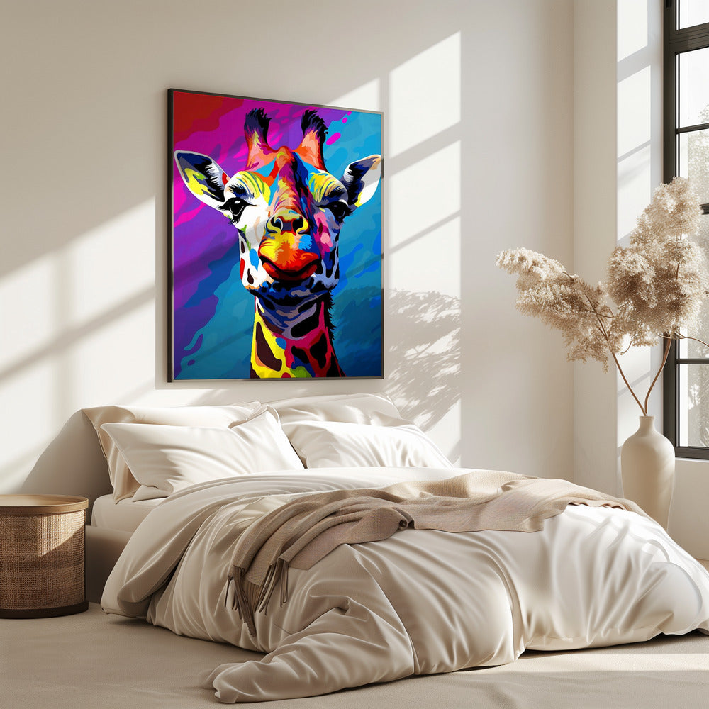 Giraffe Pop Art | Poster