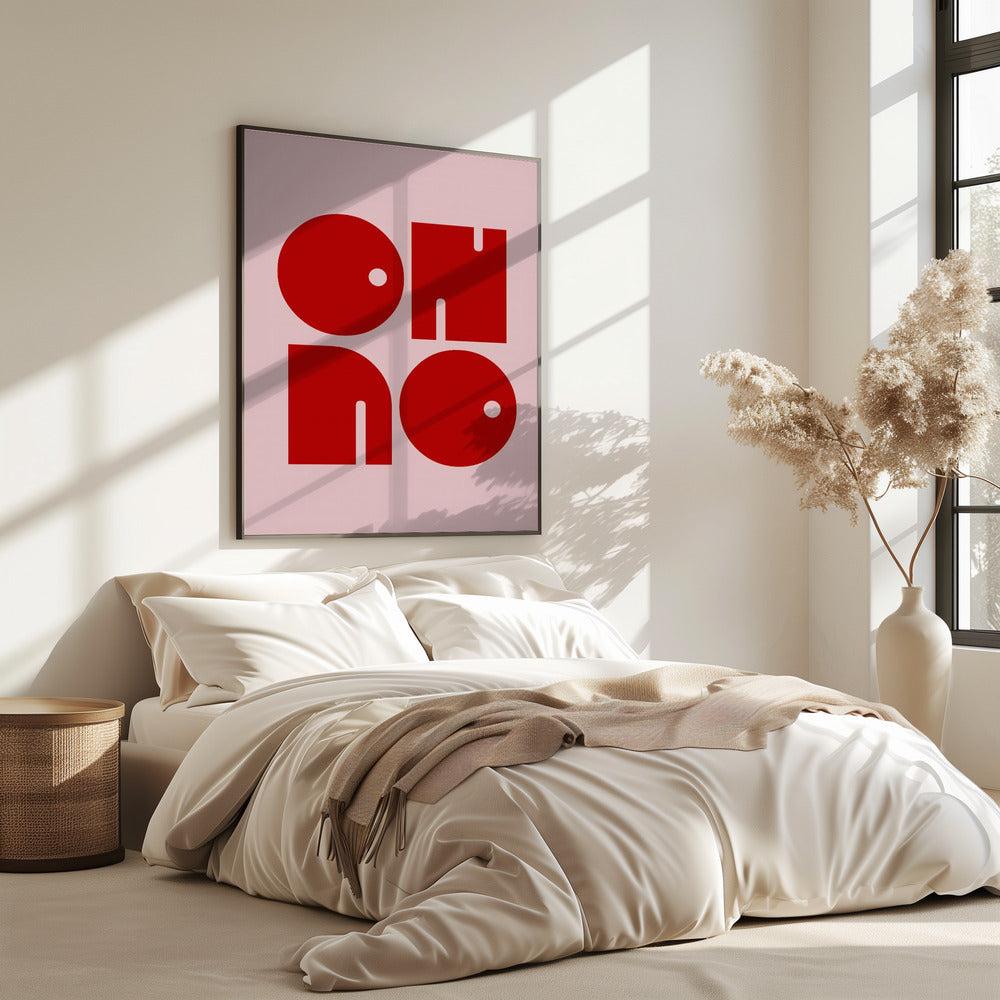 Gedurfde typografische echo | Poster