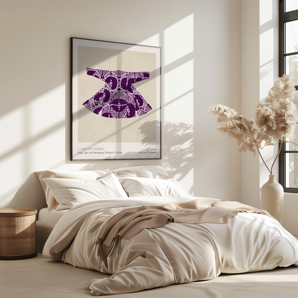 Purple Caftan Elegance | Poster
