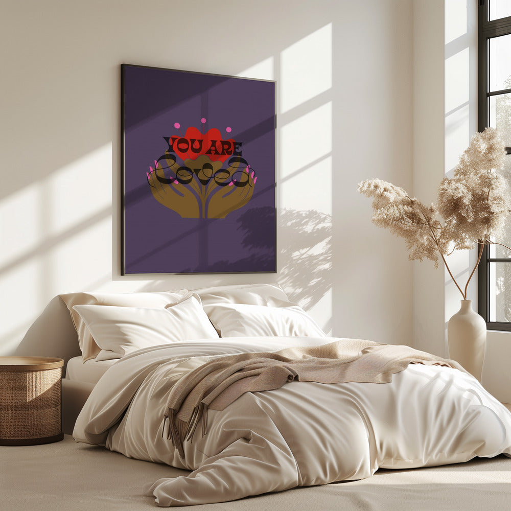 You Are Loved Purple | Poster