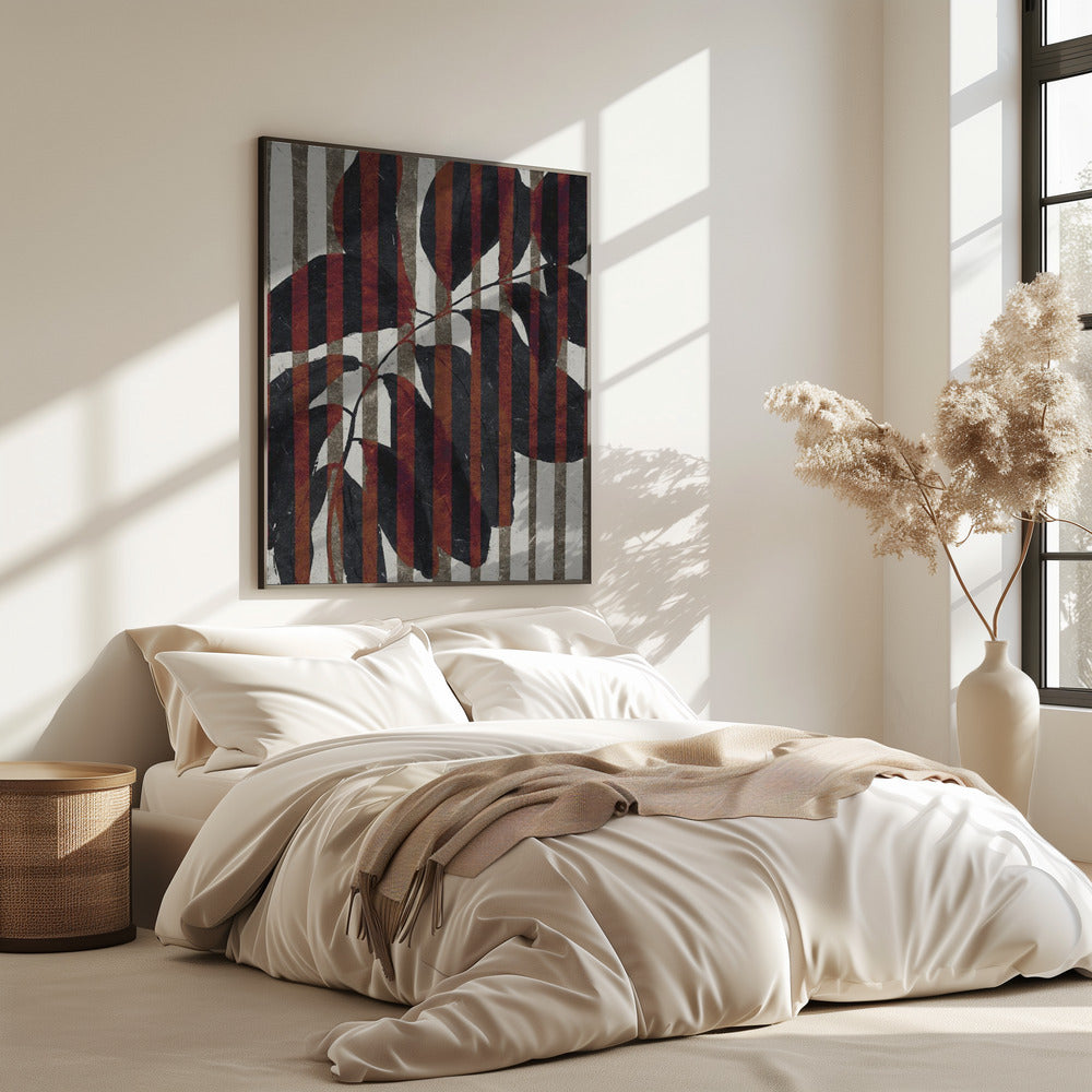 Gestreepte Botanische | Poster
