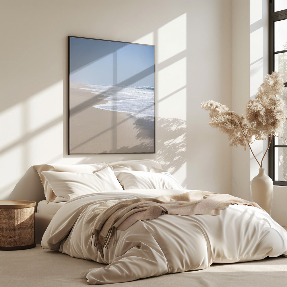 Blauw en Zand 1 | Poster