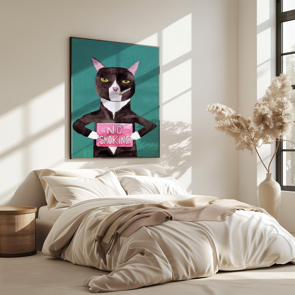 Smoking cat | Poster