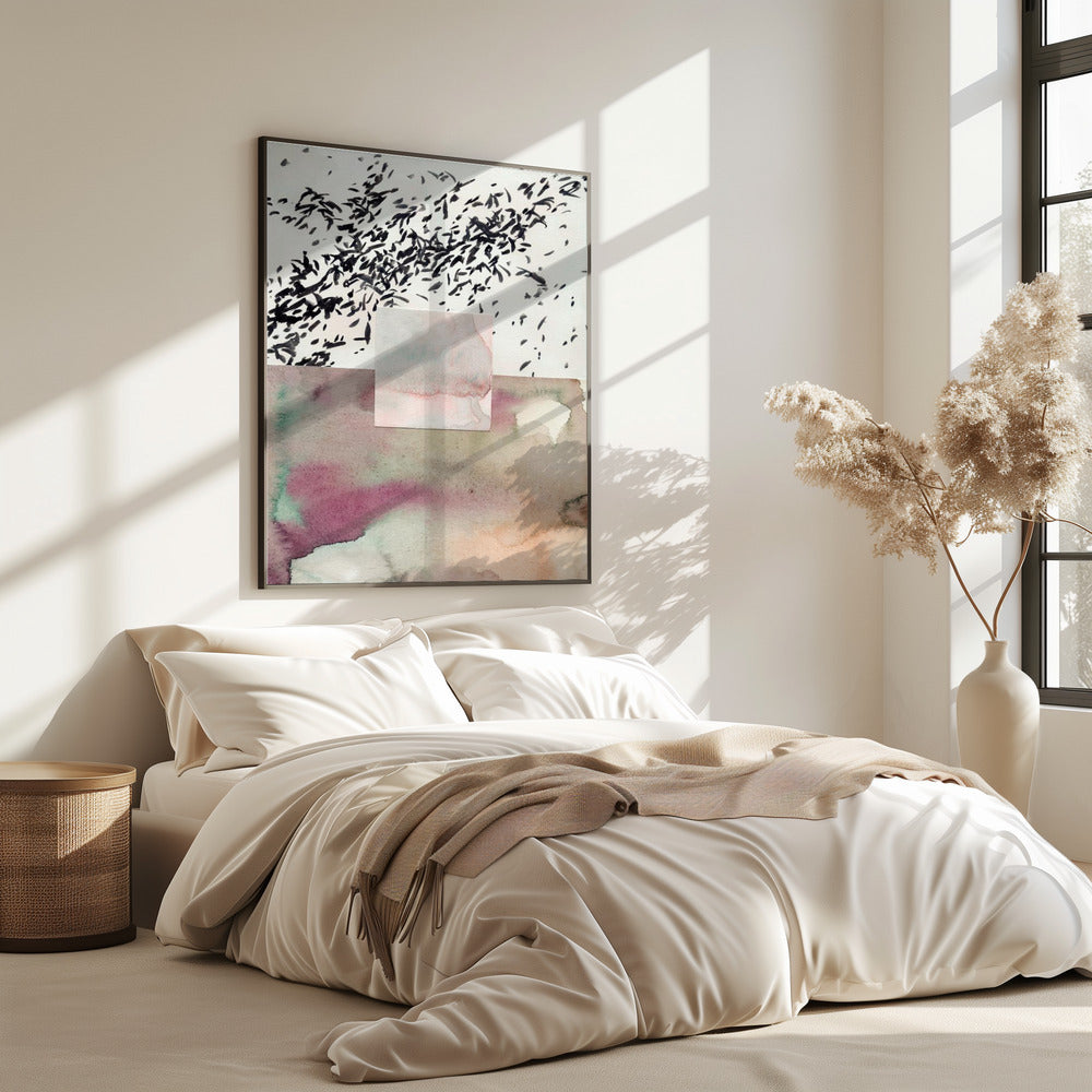 Watercolor abstract composition 7 | Poster