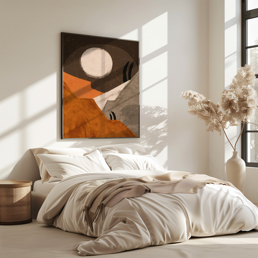 Maanlandschap | Poster