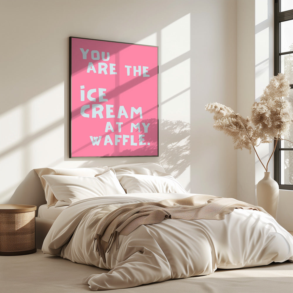 IJs bij mijn wafel | Poster
