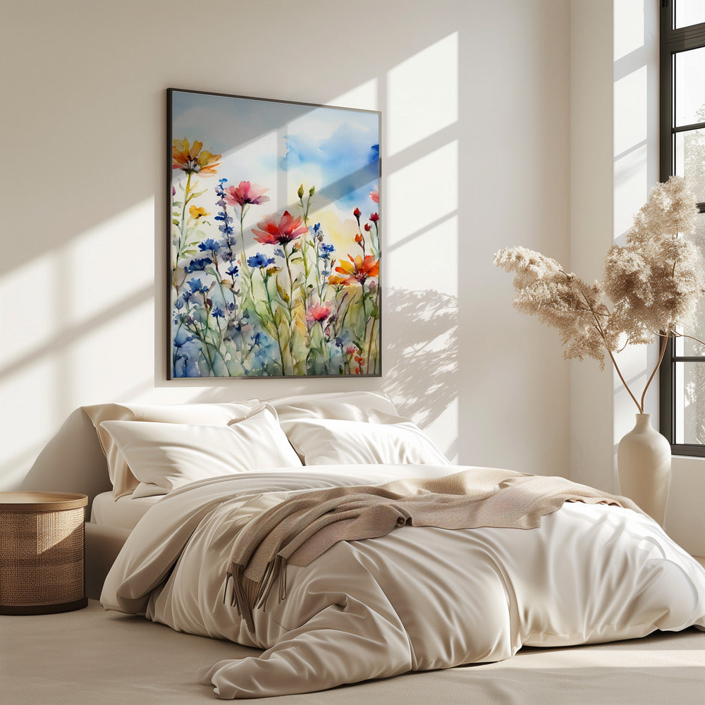 Wilde bloemen | Poster
