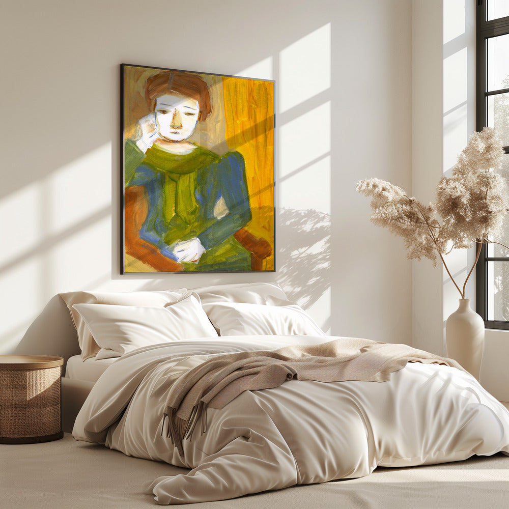 Lady Thinking | Poster