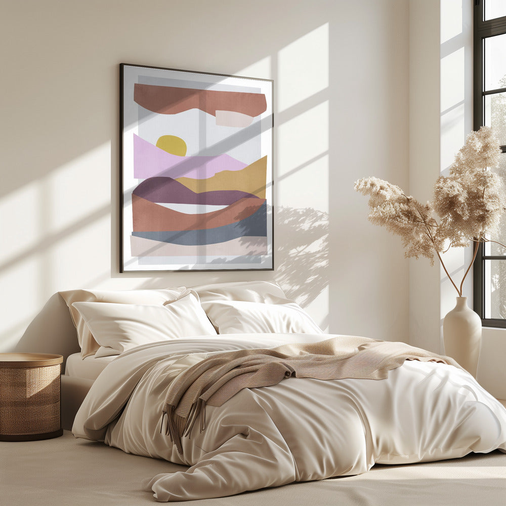 Abstracte vormen 8 | Poster
