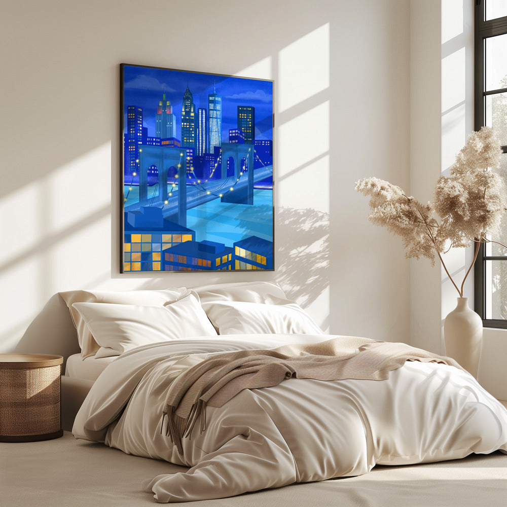 New York At Night | Poster