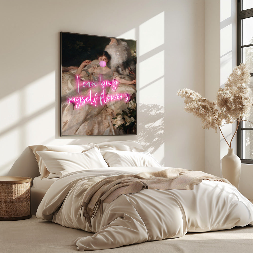 Koop mezelf bloemen 6 Ratioiso | Poster
