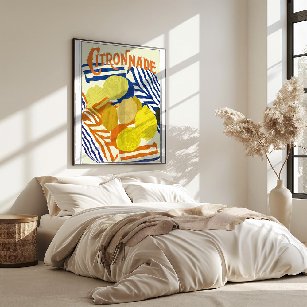 Citronnade Oranje en Blauw | Poster