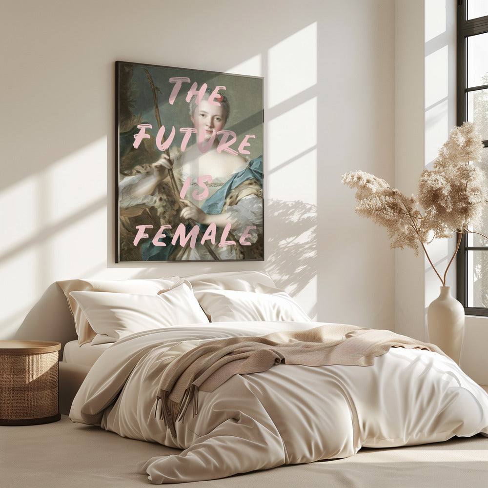 De toekomst is een vrouwelijke verhouding | Poster