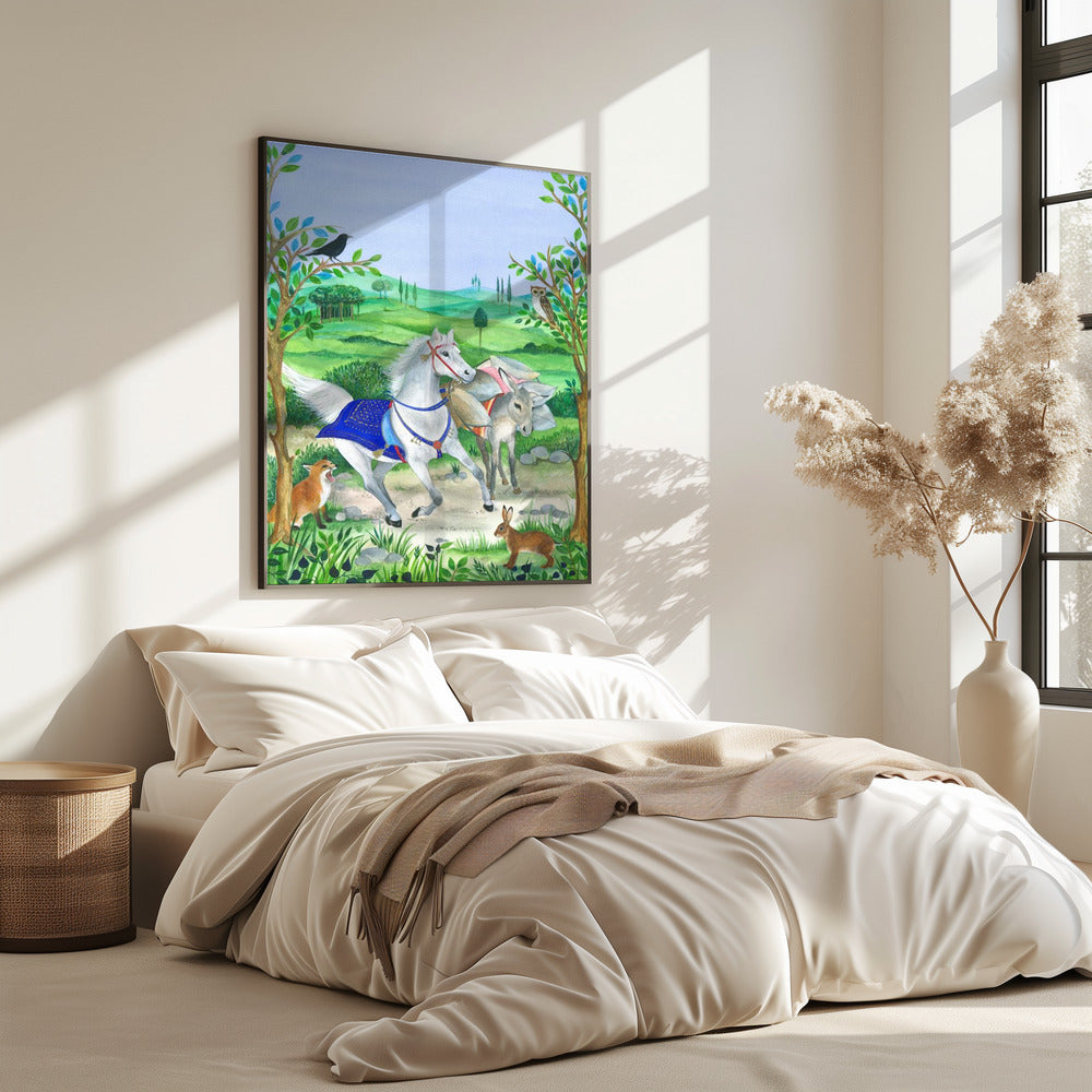 De harmonie tussen natuur en dierenleven, | Poster