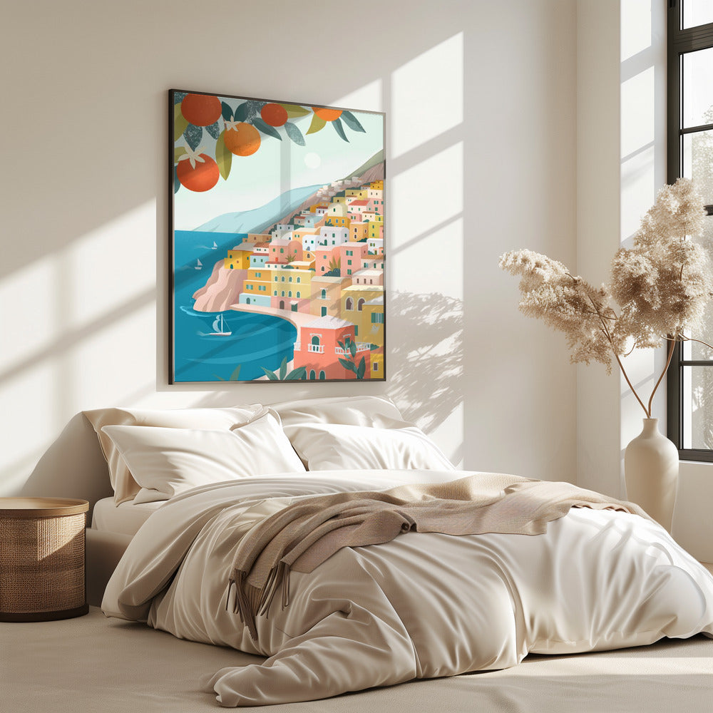 Positano Coast Italy | Poster