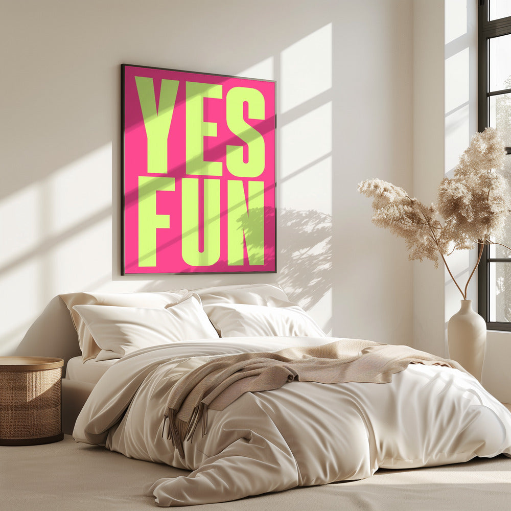 Gedurfde neonpositiviteit | Poster
