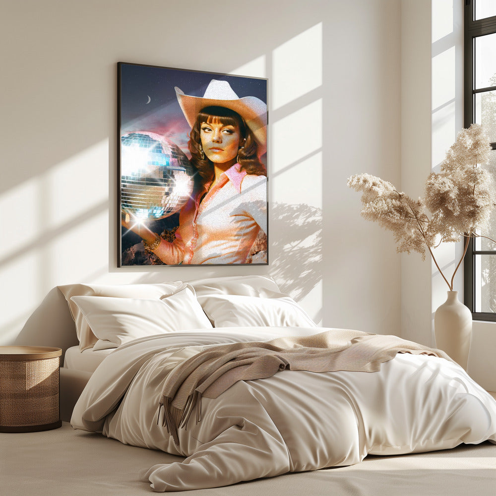 Kosmische Cowgirl | Poster