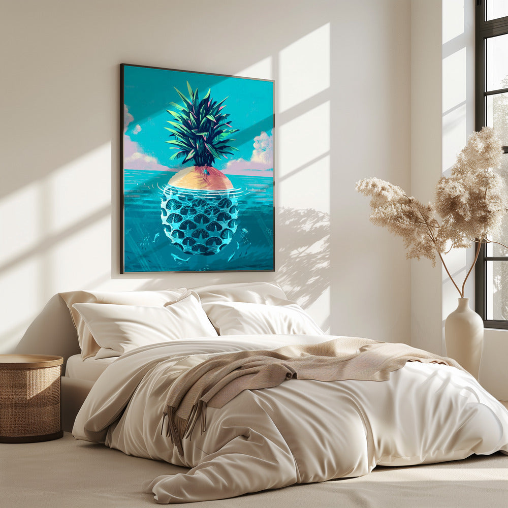 Gestrand op Pineapple Island | Poster