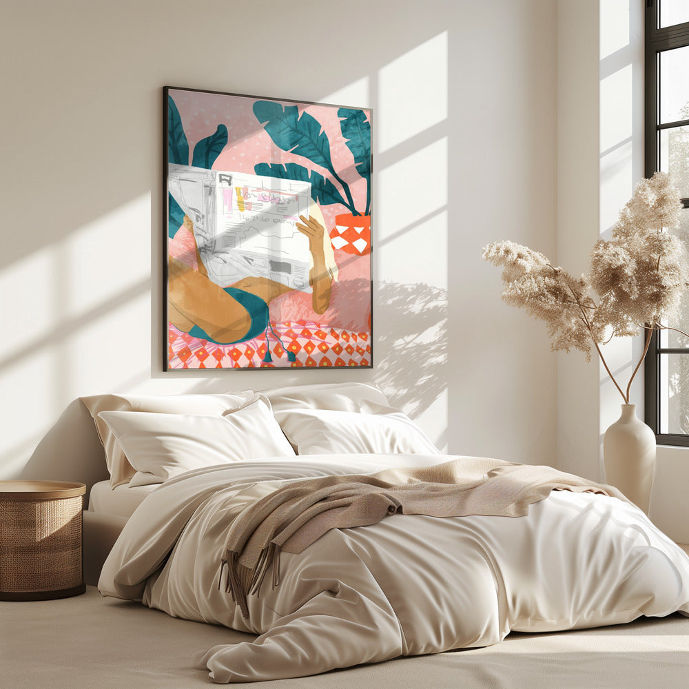 Bohemian Morning News Kunstdruk | Poster
