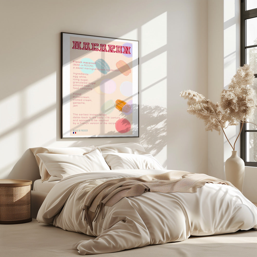 Macaron Koffie | Poster