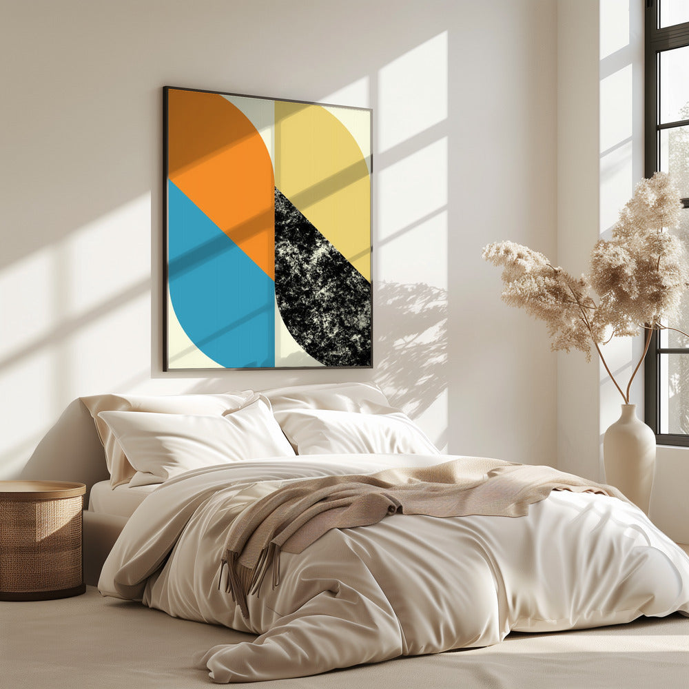 Gedurfde geometrische vormen | Poster