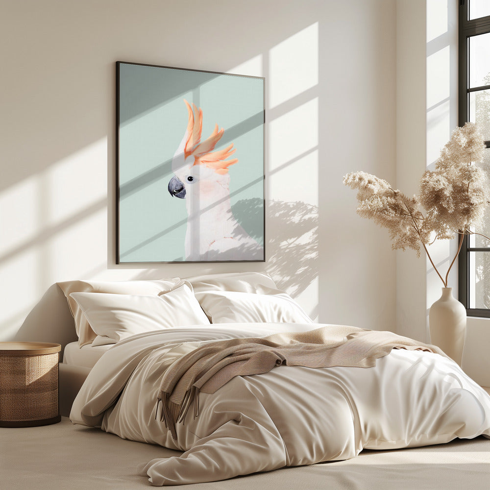 Kaketoe op munt | Poster