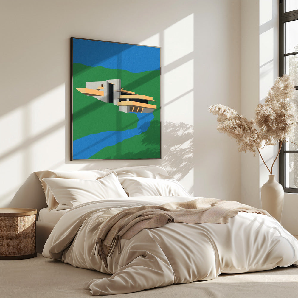 Frank Loyd Wright Falling Water | Poster