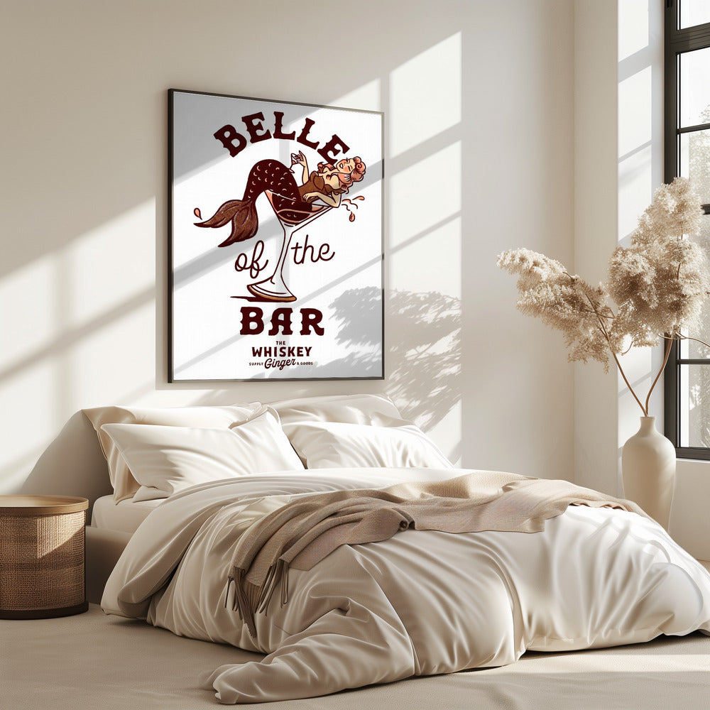 Belle of the Bar Zeemeermin Pin-up Art | Poster