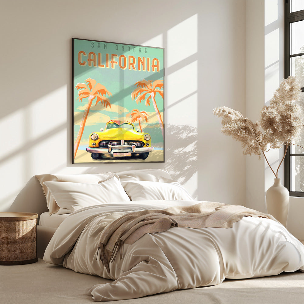 Californische surfposter | Poster