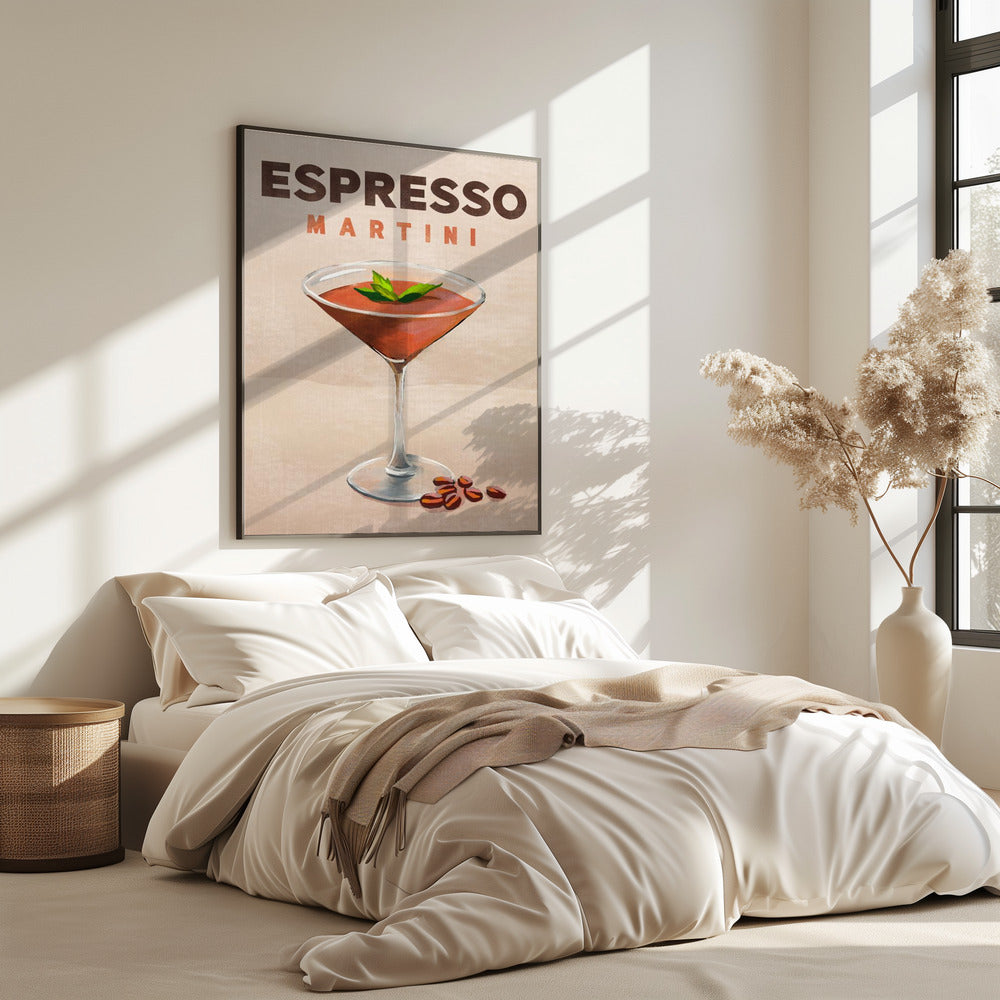 Espresso Martini Cocktail Bar Decor | Poster