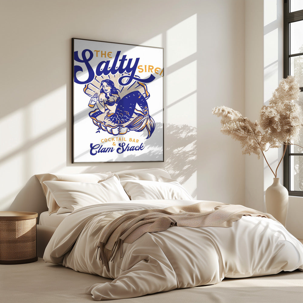 Zoute Siren Cocktailbar & Clam Shack Zeemeermin | Poster