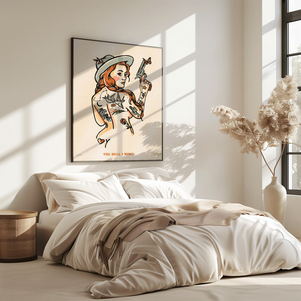 De hel die ik niet wil printen 16x20 | Poster