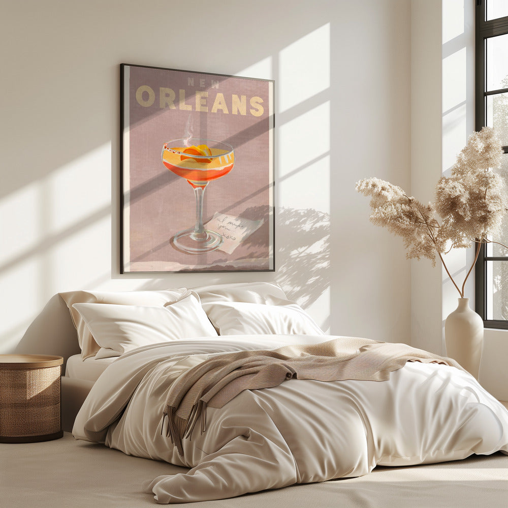 New Orleans Cocktail Reisposter | Poster