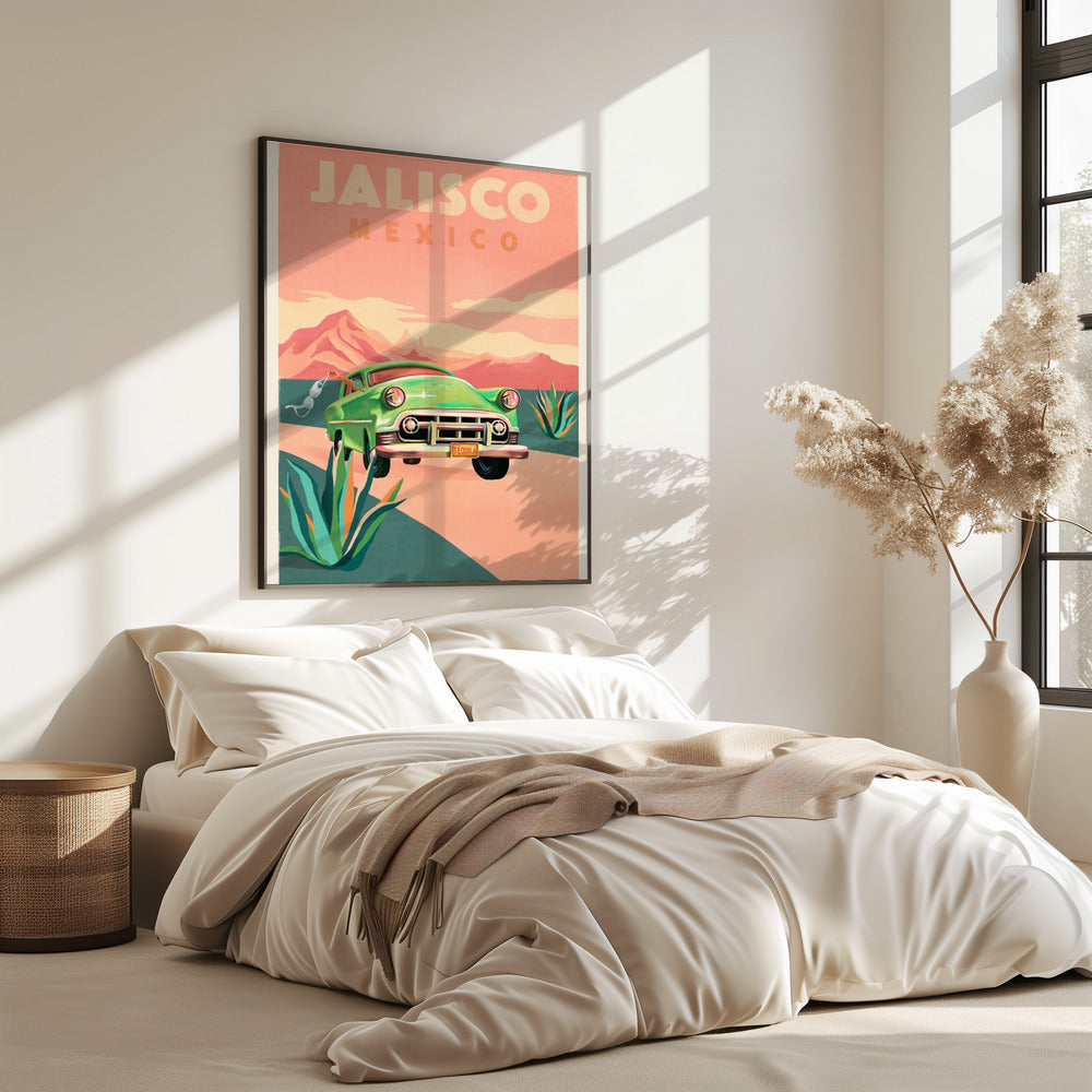 Jalisco Mexico Vintage Reisposter | Poster