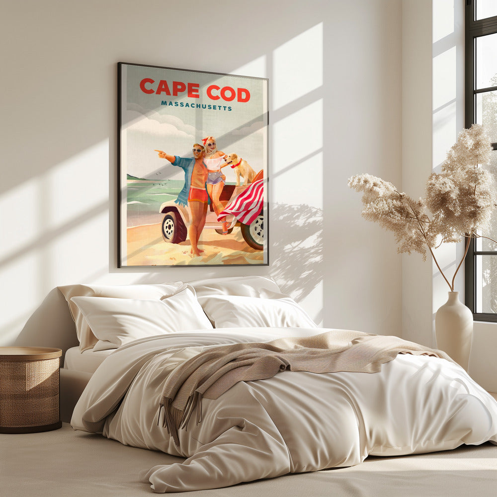 Cape Cod Massachusetts Zomerstrandkunst | Poster
