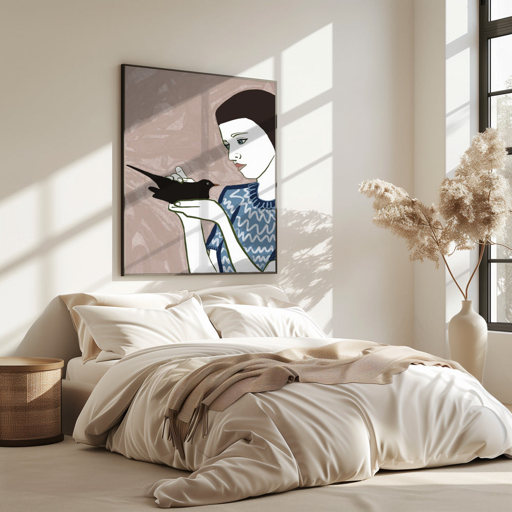 Vogelvrouw | Poster
