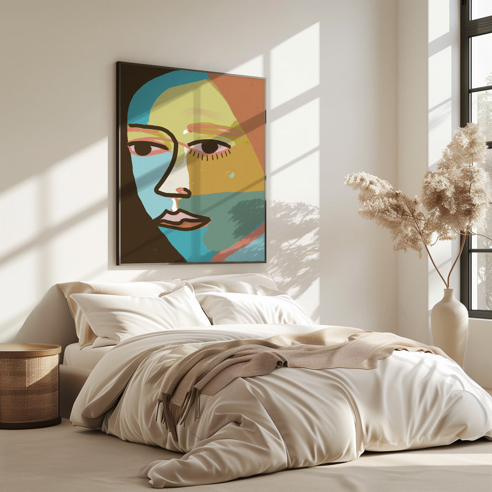 Abstract gezicht | Poster