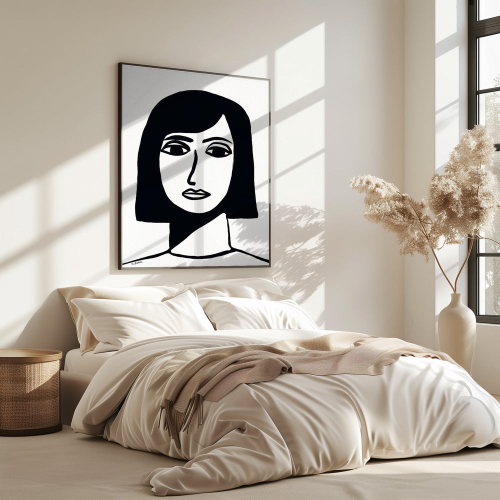 Gezicht van een vrouw | Poster