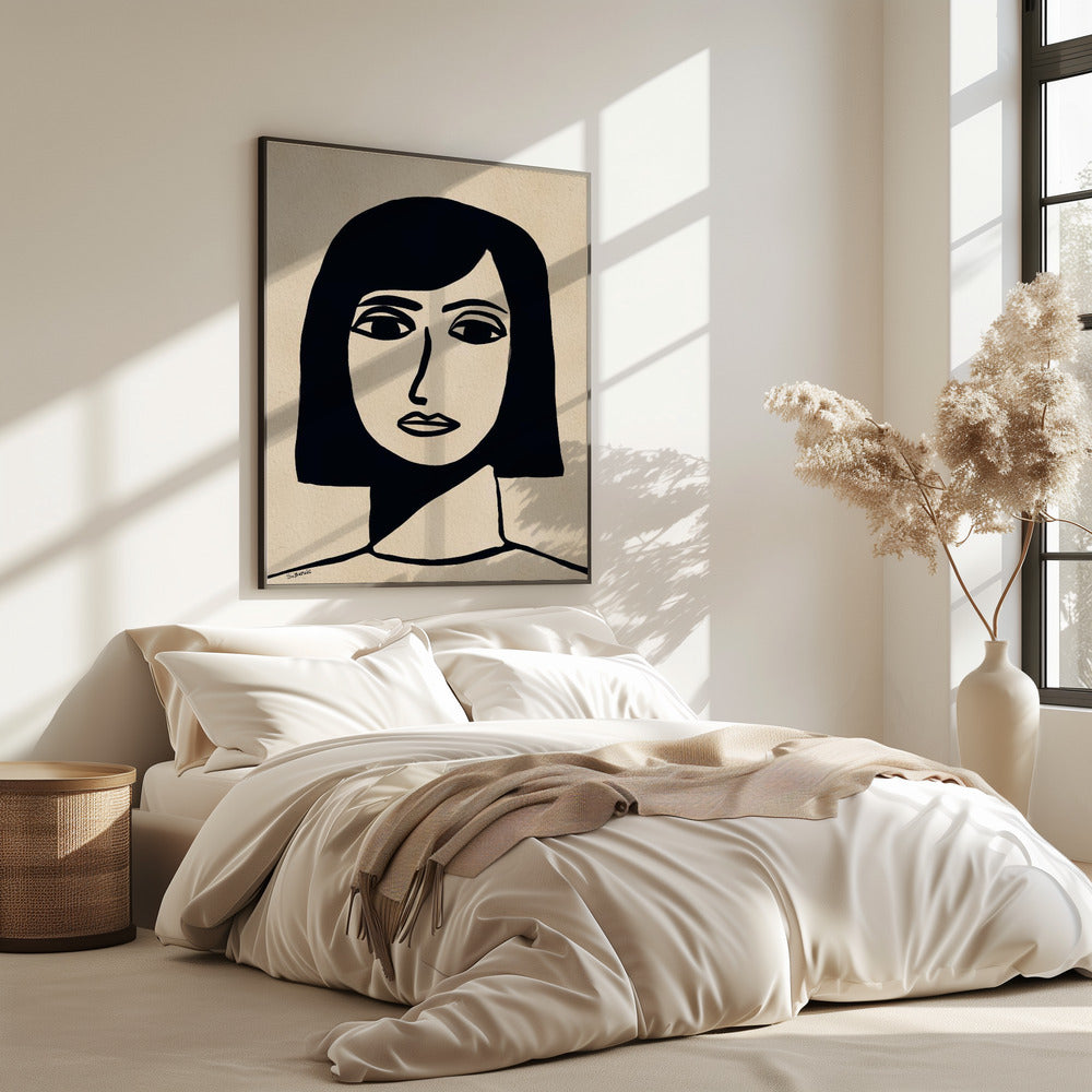 Gezicht van een vrouw | Poster