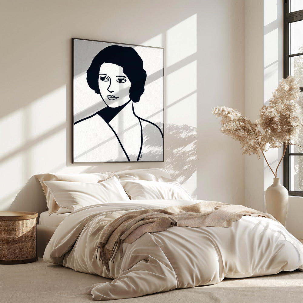 Vintage vrouw | Poster