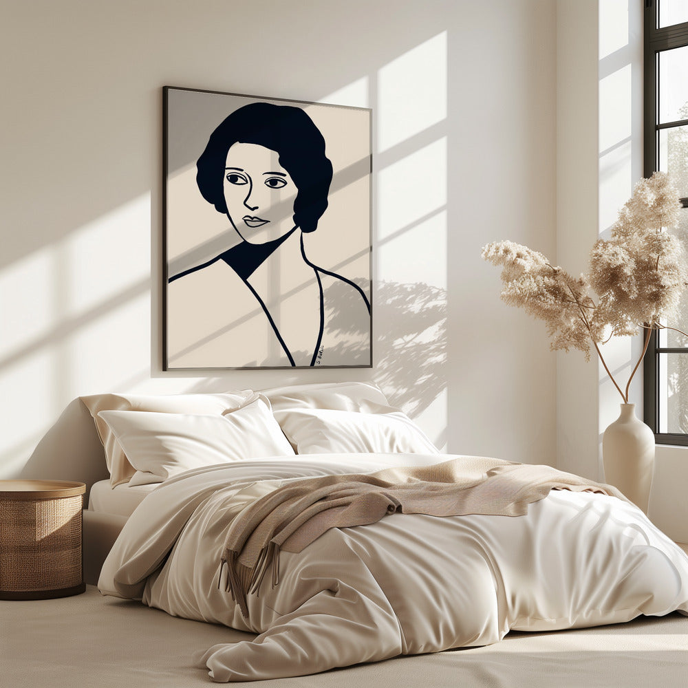 Vintage vrouw | Poster