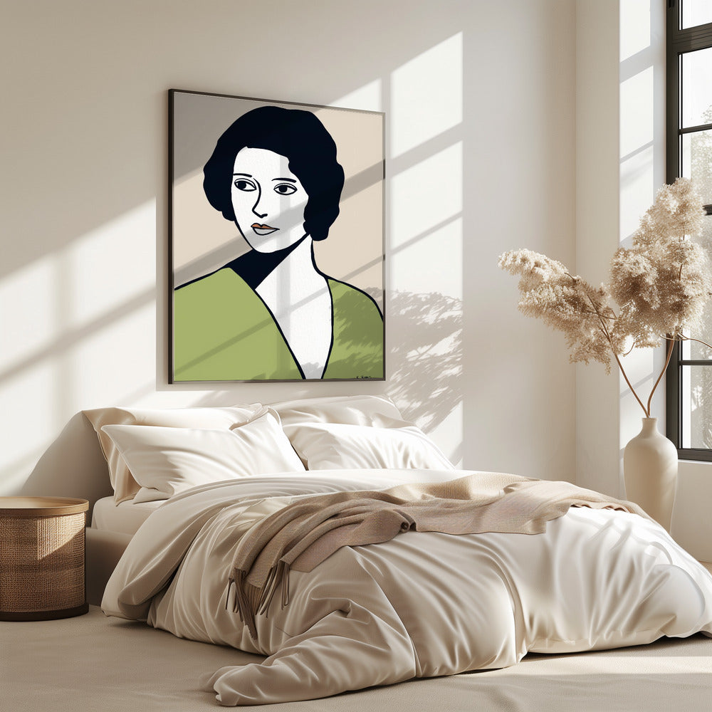Vintage vrouw | Poster