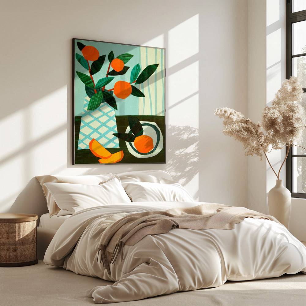 Stilleven met citrusochtend II | Poster